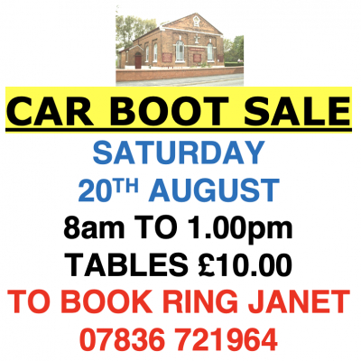 Car Boot Sale at Glazebury
