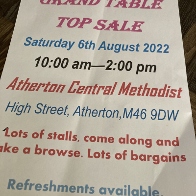 Grand Table Top Sale (August 2022)