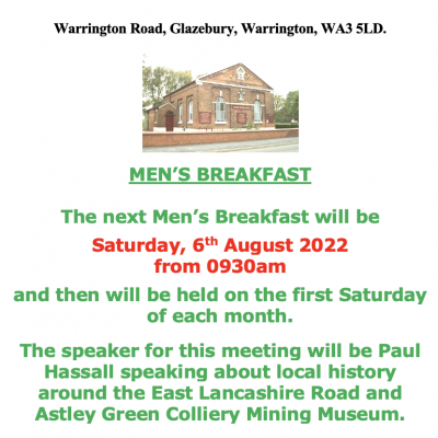 Men's Breakfast (August 2022)