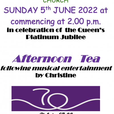 Platinum Jubilee Afternoon Tea at Hindley Green